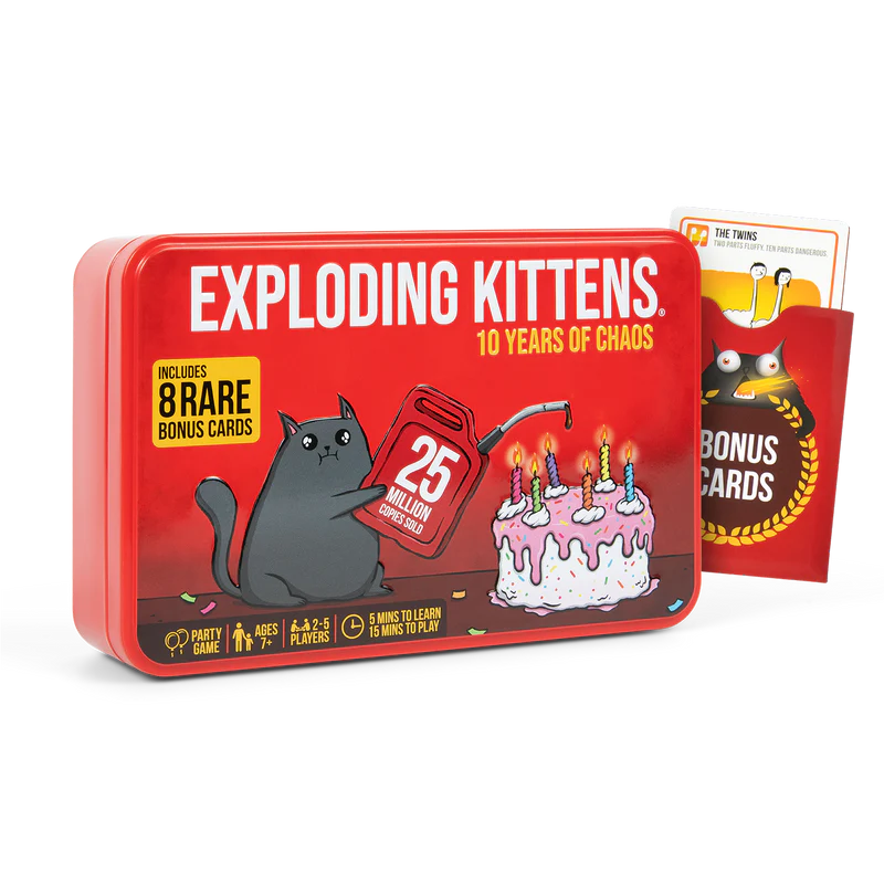 Exploding Kittens - 10 Year Anniversary Tin