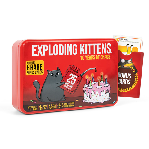 Exploding Kittens - 10 Year Anniversary Tin