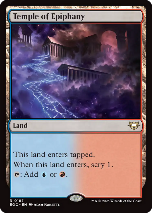 Temple of Epiphany [Edge of Eternities Commander]