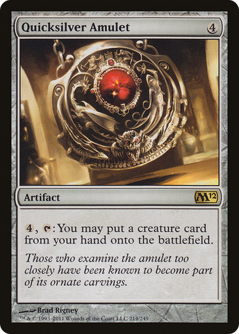 Quicksilver Amulet [Magic 2012]