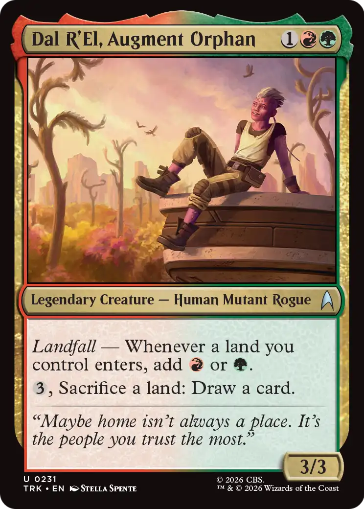 Dal R'El, Augment Orphan [Star Trek]