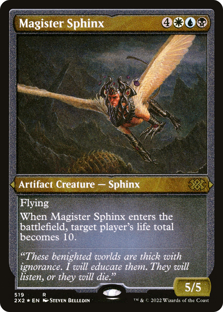 Magister Sphinx (Foil Etched) [Double Masters 2022]