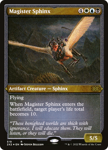 Magister Sphinx (Foil Etched) [Double Masters 2022]
