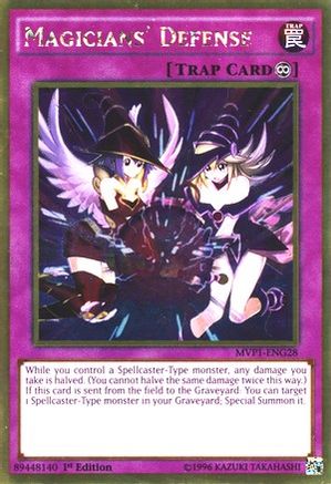 Magicians' Defense [MVP1-ENG28] Gold Rare