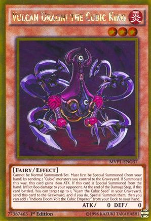 Vulcan Dragni the Cubic King [MVP1-ENG37] Gold Rare