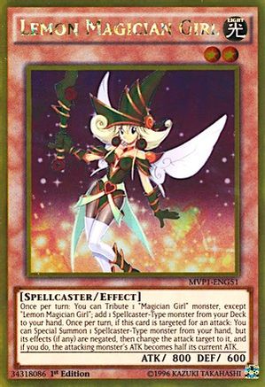 Lemon Magician Girl [MVP1-ENG51] Gold Rare