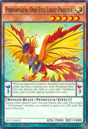 Performapal Odd-Eyes Light Phoenix [SP17-EN032] Starfoil Rare