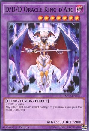 D/D/D Oracle King d'Arc [SP17-EN040] Starfoil Rare