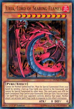 Uria, Lord of Searing Flames [DUSA-EN096] Ultra Rare
