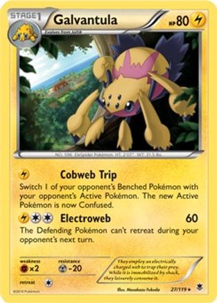 Galvantula(27/119) (Theme Deck Exclusive) [XY: Phantom Forces]