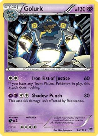 Golurk (46/101) (Theme Deck Exclusive) [Black & White: Plasma Blast]