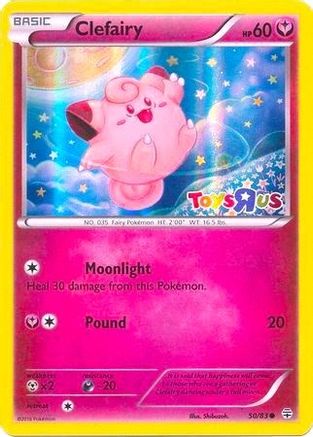 Clefairy (50/83) (Toys R Us Promo) [XY: Generations]