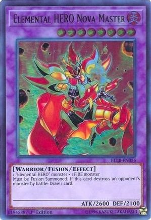 Elemental Hero Nova Master [BLLR-EN056] Ultra Rare
