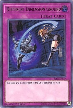 Different Dimension Ground [BLLR-EN079] Ultra Rare