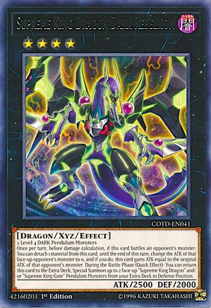 Supreme King Dragon Dark Rebellion [COTD-EN041] Rare