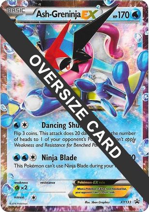 Ash-Greninja EX (XY133) (Jumbo Card) [XY: Black Star Promos]