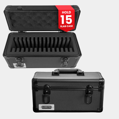 Evoretro Aluminum Graded Card Storage Case 15-Slot