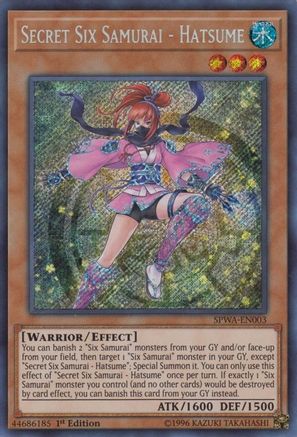 Secret Six Samurai - Hatsume [SPWA-EN003] Secret Rare