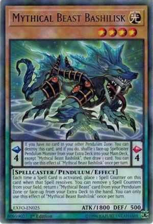 Mythical Beast Bashilisk [EXFO-EN025] Rare