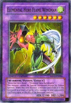 Elemental Hero Flame Wingman [MF03-EN006] Parallel Rare
