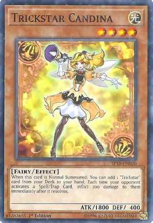 Trickstar Candina [SP18-EN020] Starfoil Rare