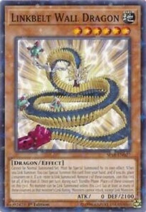 Linkbelt Wall Dragon [SP18-EN027] Starfoil Rare