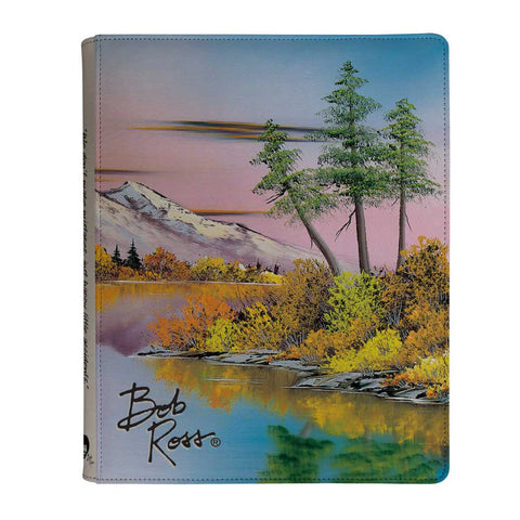9-Pocket Zipped Binder: Bob Ross' Mighty Mountain Lake