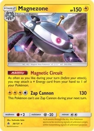 Magnezone (36/131) (Prerelease Kit Exclusive) (Theme Deck Exclusive) [Sun & Moon: Forbidden Light]