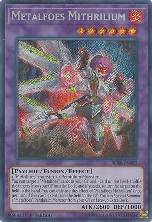 Metalfoes Mithrilium [BLRR-EN082] Secret Rare