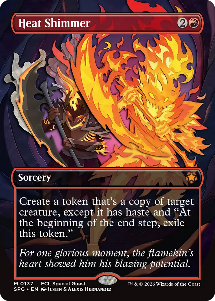 Heat Shimmer (Borderless) [Lorwyn Eclipsed Special Guests]