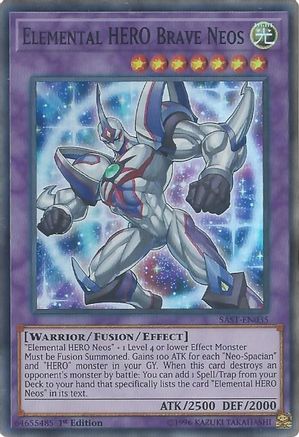 Elemental HERO Brave Neos [SAST-EN035] Super Rare