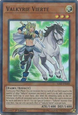 Valkyrie Vierte [SAST-EN089] Super Rare