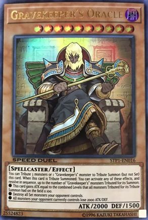 Gravekeeper's Oracle [STP1-EN016] Ultra Rare