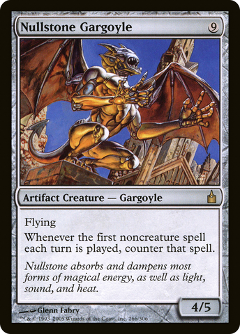 Nullstone Gargoyle [Ravnica: City of Guilds]