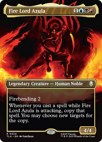 Fire Lord Azula (0334) (Borderless) [Avatar: The Last Airbender]