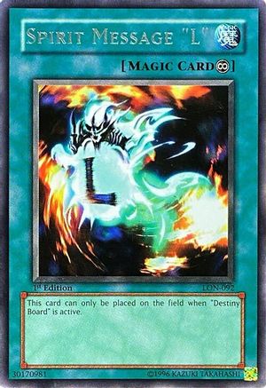 Spirit Message "L" [LON-092] Rare