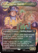 Lotho, Corrupt Shirriff (Borderless) (Surge Foil) [The Hobbit: Eternal-Legal]