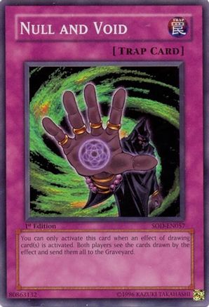 Null and Void [SOD-EN057] Super Rare