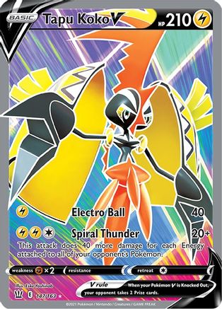 Tapu Koko V (147/163) [Sword & Shield: Battle Styles]