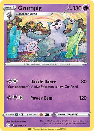 Grumpig (056/163) [Sword & Shield: Battle Styles]