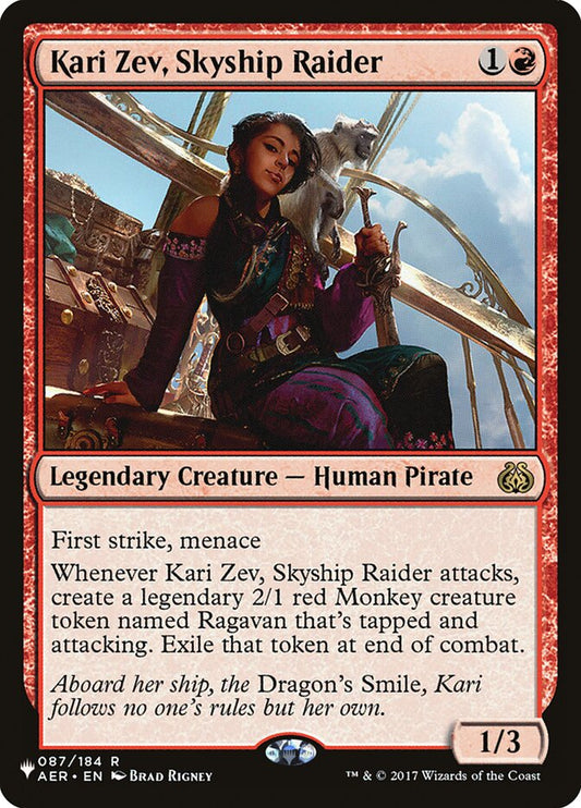 Kari Zev, Skyship Raider [The List]