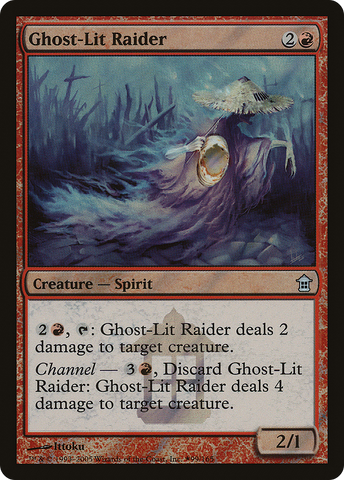 Ghost-Lit Raider [Saviors of Kamigawa Promos]