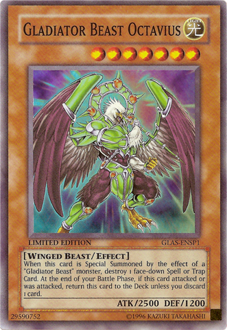 Gladiator Beast Octavius [GLAS-ENSP1] Super Rare