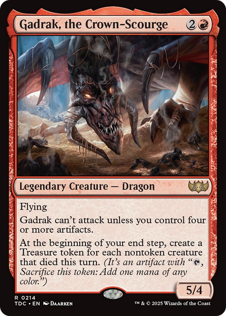 Gadrak, the Crown-Scourge [Tarkir: Dragonstorm Commander]