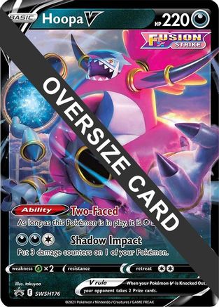 Hoopa V (SWSH176) (Jumbo Card) [Sword & Shield: Black Star Promos]