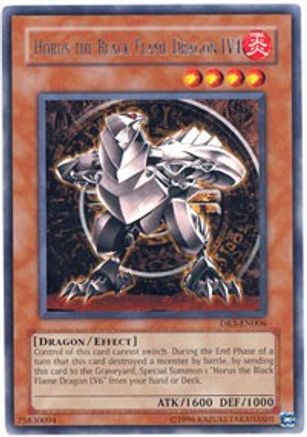 Horus the Black Flame Dragon LV4 [DR3-EN006] Rare