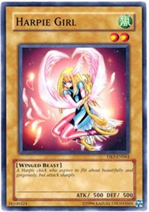 Harpie Girl [DR3-EN064] Common