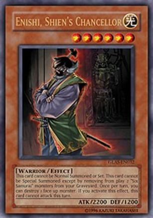 Enishi, Shien's Chancellor [GLAS-EN032] Ultra Rare