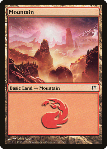 Mountain (300) [Champions of Kamigawa]