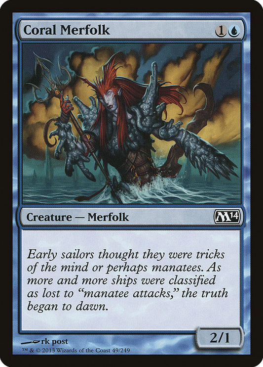 Coral Merfolk [Magic 2014]